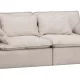 ROWICO Rawlins 3 pers. sofa, m. 4 puter - beige stoff