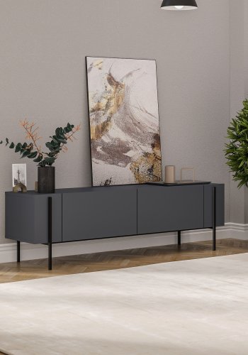 NORDVÄRK Herman - Antracit TV-bord