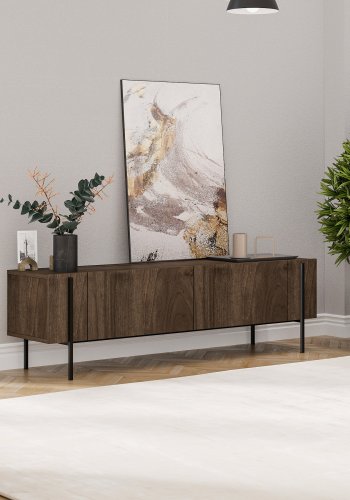 NORDVÄRK Herman - TV-bord i valnd