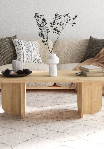 NORDVÄRK Becaj - sofabord i safir-eg