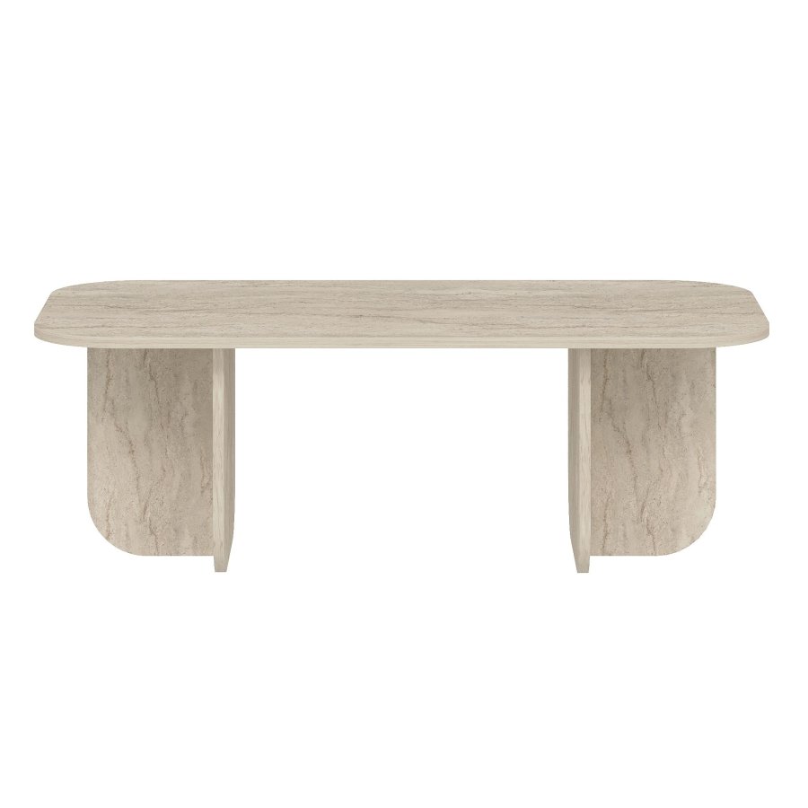 NORDVÄRK Becaj - sofabord i travertin