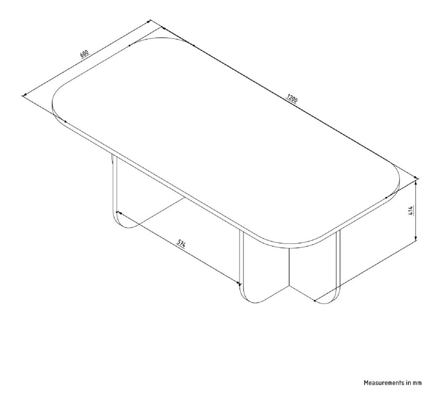 NORDVÄRK Becaj - Sofabord i valnd