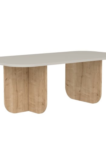 NORDVRK Becaj sofabord, rektangulr - sandsten og safir eg melamin (120x60)