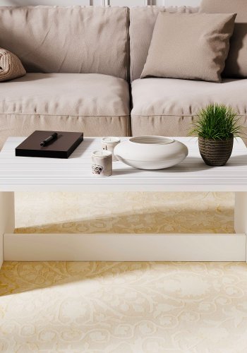 NORDVÄRK Lenna - Hvidt sofabord