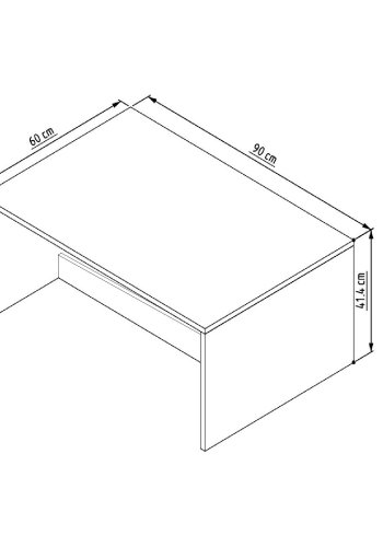 NORDVÄRK Lenna - Hvidt sofabord