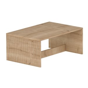 NORDVÄRK Lenna sofabord, rektangulr - Sapphire Oak melamin (90x60)