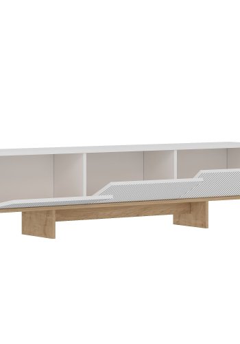 NORDVÄRK Hege - Hvid, Sapphire Oak TV-bord