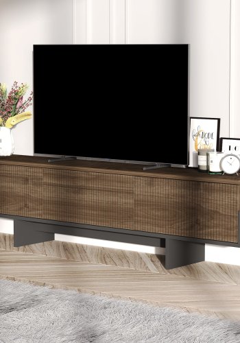 NORDVÄRK Hege - TV-bord i valnd, sort