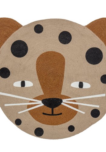 BLOOMINGVILLE MINI Naffie Teppich, Braun, Jute, H: 100 cm, L: 104cm