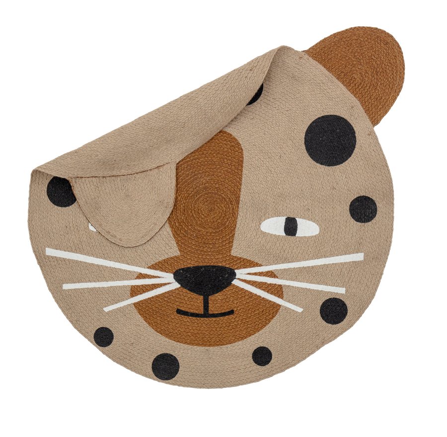 BLOOMINGVILLE MINI Naffie Teppich, Braun, Jute, H: 100 cm, L: 104cm