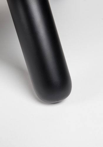 ZUIVER Lazy Sack fotskammel LL, rektangulr - lys gr polyester og bketre