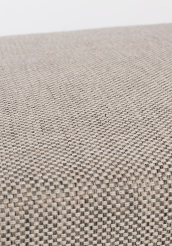 ZUIVER Uncle Jesse fotskammel - gr polyester og svart stl (50x44)