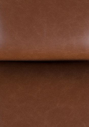 DUTCHBONE Barhocker, rechteckig – braunes PU und schwarzer Stahl (67 x 51,5)