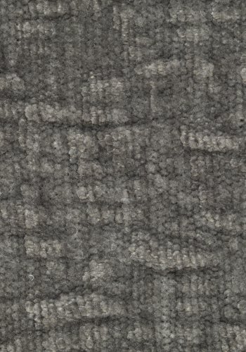 ZUIVER Sense fotskammel, firkantet - gr myk polyester og plast