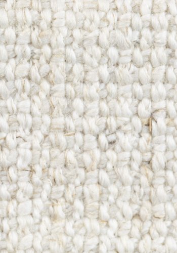 ZUIVER Sense fotskammel, firkantet - krem polyester og plast