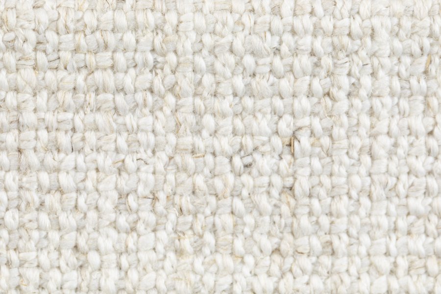 ZUIVER Sense fotskammel, firkantet - krem polyester og plast