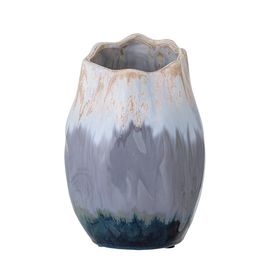 BLOOMINGVILLE Jace Vase, bl, keramikk