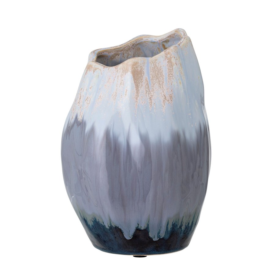 BLOOMINGVILLE Jace Vase, bl, keramikk