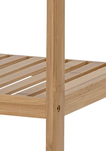 BLOOMINGVILLE Aden bokhylle, m. hjul - naturlig bambus (H: 85cm)