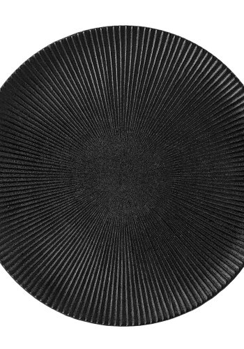 BLOOMINGVILLE Neri Teller, Schwarz, Steingut D: 29cm
