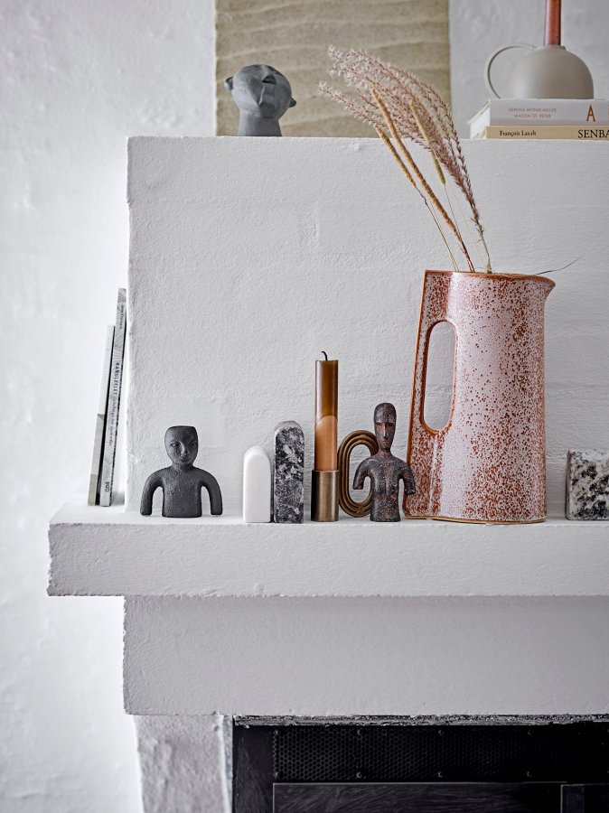 BLOOMINGVILLE Rhea Dekofigur, Braun, Metall, 2er-Set