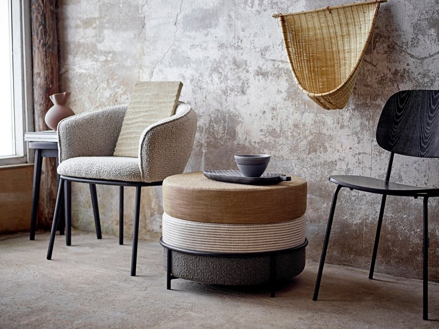 BLOOMINGVILLE Ri Wanddekoration, Natur, Bambus B: 16cm, H: 43cm, L: 47cm