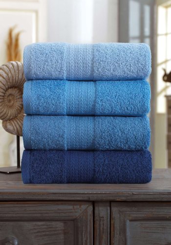 NORDV&Auml;RK Rainbow - Bl�tt h�ndklesett (4 stk)