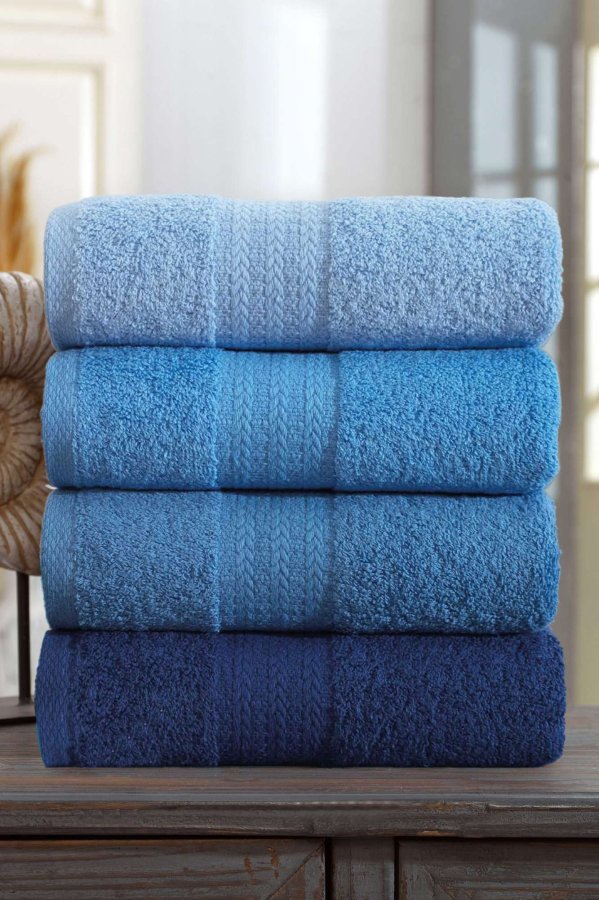 NORDV&Auml;RK Rainbow - Bl�tt h�ndklesett (4 stk)