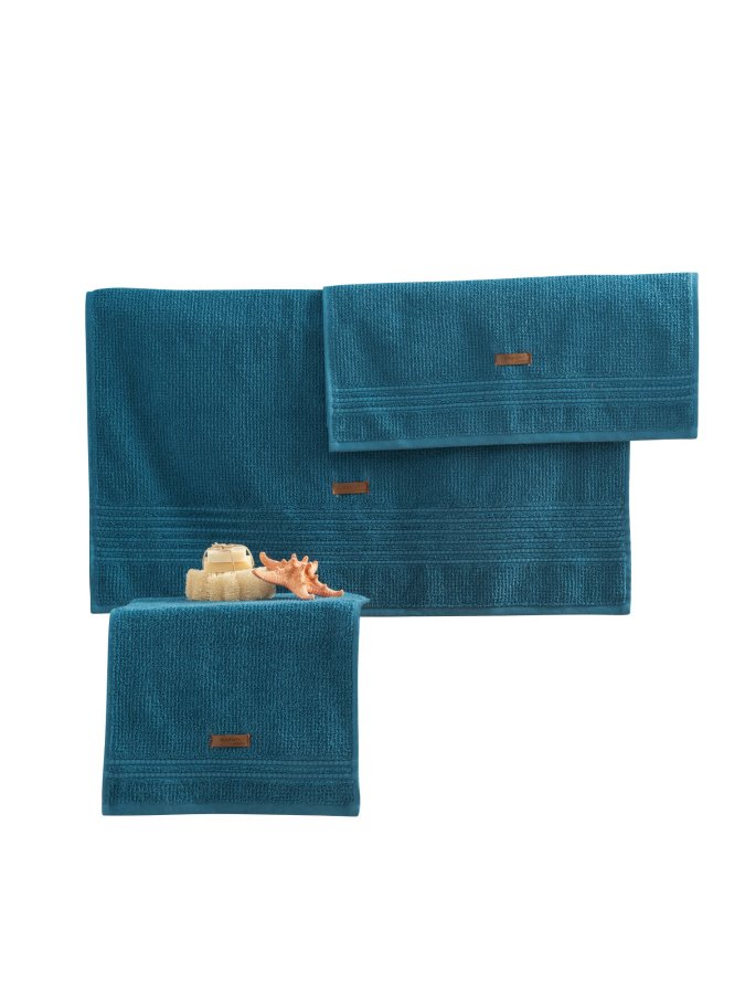 NORDV&Auml;RK Wellness - Bensinbl�tt h�ndklesett (3 stk)