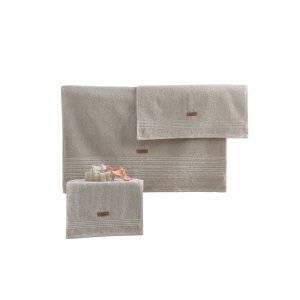 NORDV�RK Wellness - Beige h�ndklesett (3 stk)