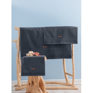 NORDV&Auml;RK Wellness - Antrasitt h�ndklesett (3 stk)