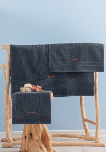 NORDV&Auml;RK Wellness - Antrasitt h�ndklesett (3 stk)