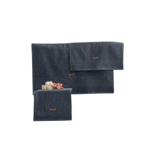 NORDV�RK Wellness - Antrasitt h�ndklesett (3 stk)