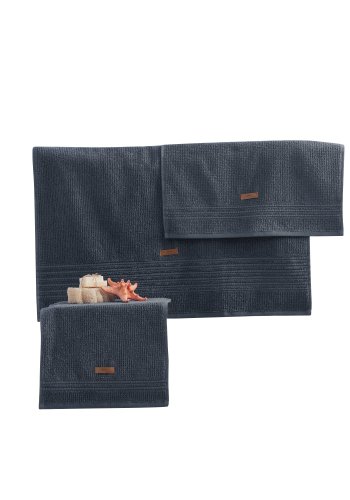 NORDV&Auml;RK Wellness - Antrasitt h�ndklesett (3 stk)