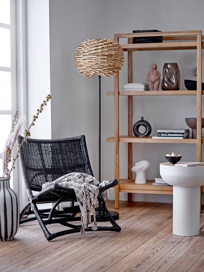 BLOOMINGVILLE Yoko Schüssel, Schwarz, Porzellan, 4er-Set