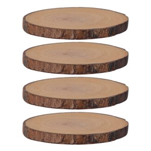 BLOOMINGVILLE Sohm glasunderlgg, brun, mahogny, set om 4