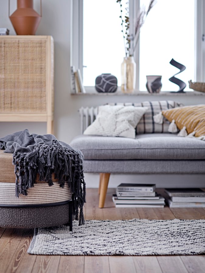 BLOOMINGVILLE Niza dekorativ vase, svart, terrakotta