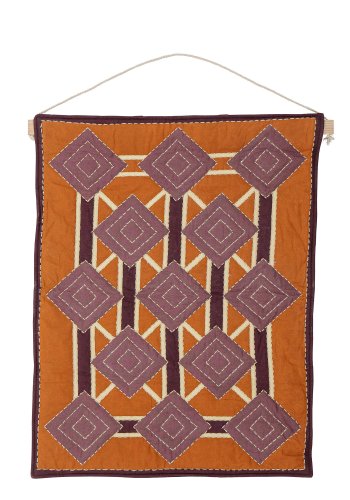 BLOOMINGVILLE Honia Wanddekoration, Braun, Baumwolle B: 62cm, H: 78cm