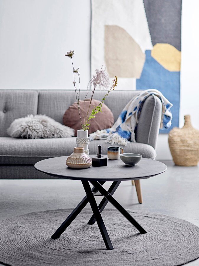 BLOOMINGVILLE Barrit Vase, Weiß, Steingut