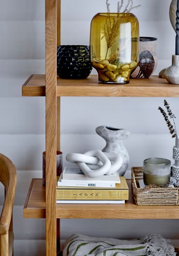 BLOOMINGVILLE Barrit Vase, Weiß, Steingut