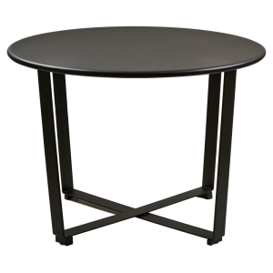 VILLA COLLECTION Wismar sofabord, rund - sort metal (61,5)