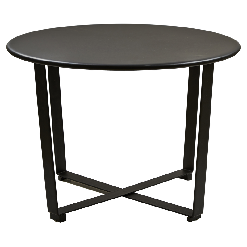 VILLA COLLECTION Wismar sofabord, rundt - svart metall (61,5)