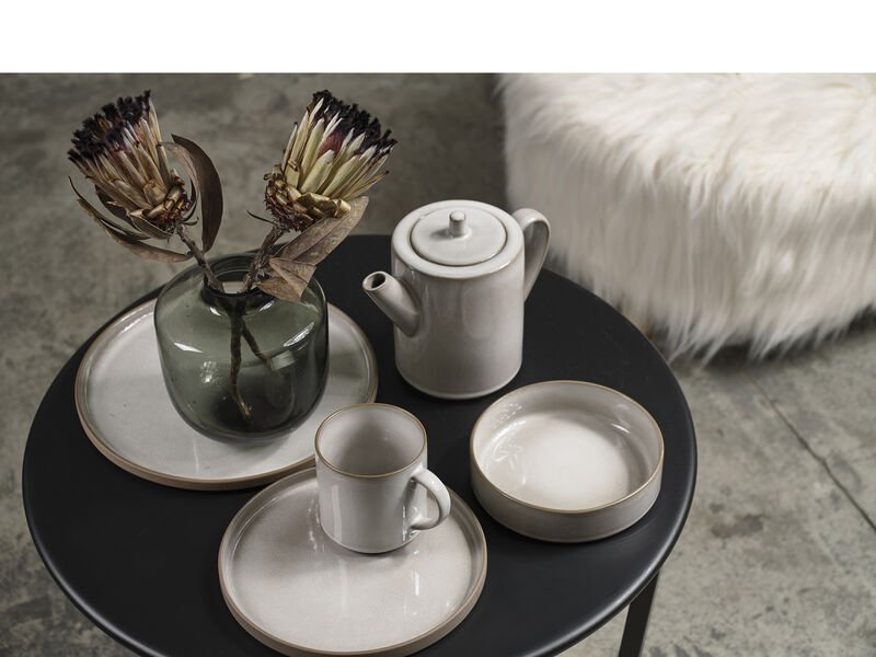 VILLA COLLECTION Wismar sofabord, rundt - svart metall (61,5)