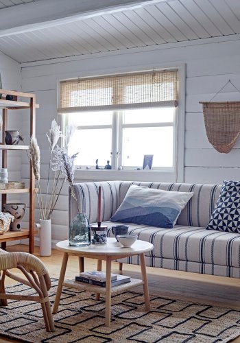 BLOOMINGVILLE Nicita Vase, Braun, Steingut