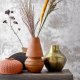 BLOOMINGVILLE Nezha Deco Vase, Schwarz, Terrakotta, 3er-Set