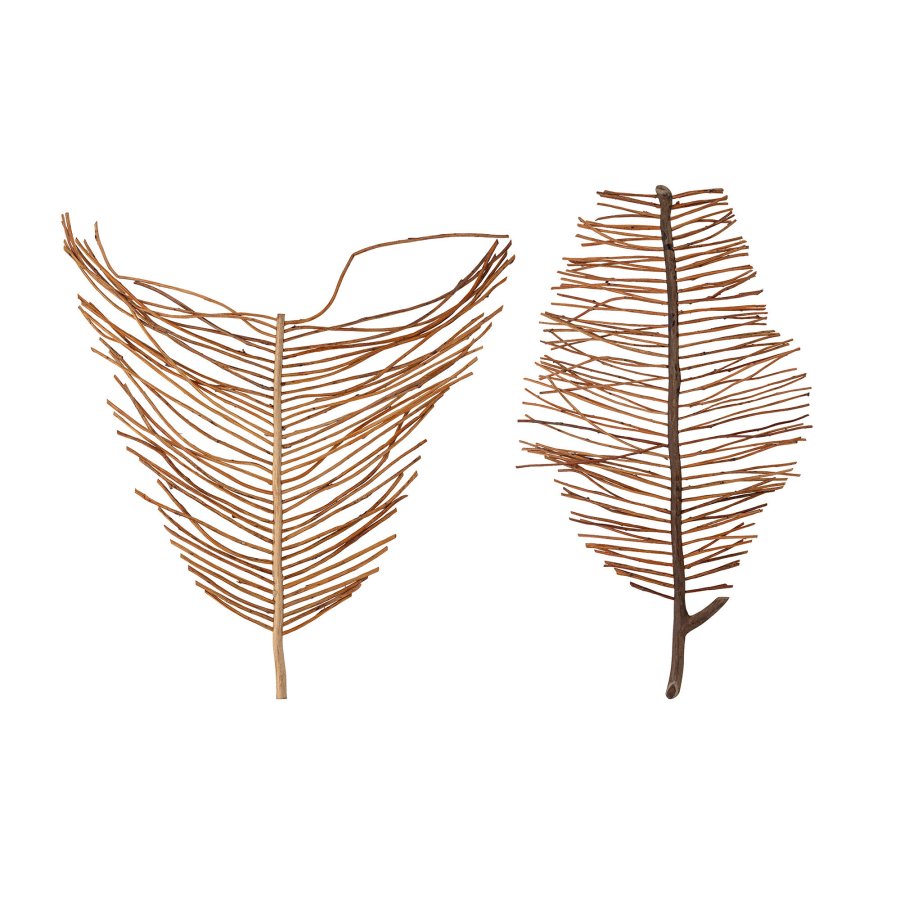 BLOOMINGVILLE Enok veggdekorasjon, brun, Blechnaceae
