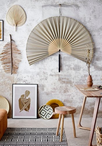 BLOOMINGVILLE Enok veggdekorasjon, brun, Blechnaceae