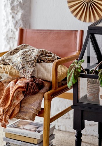 BLOOMINGVILLE Lija Deko Urtepotte, Hvid, Terrakotta