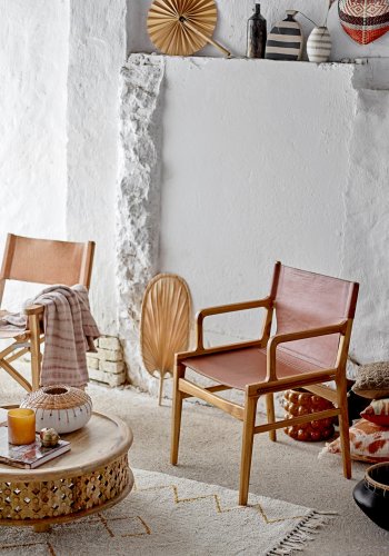 BLOOMINGVILLE Lione Pude, Brun, Bomuld W: 30cm, L: 50cm