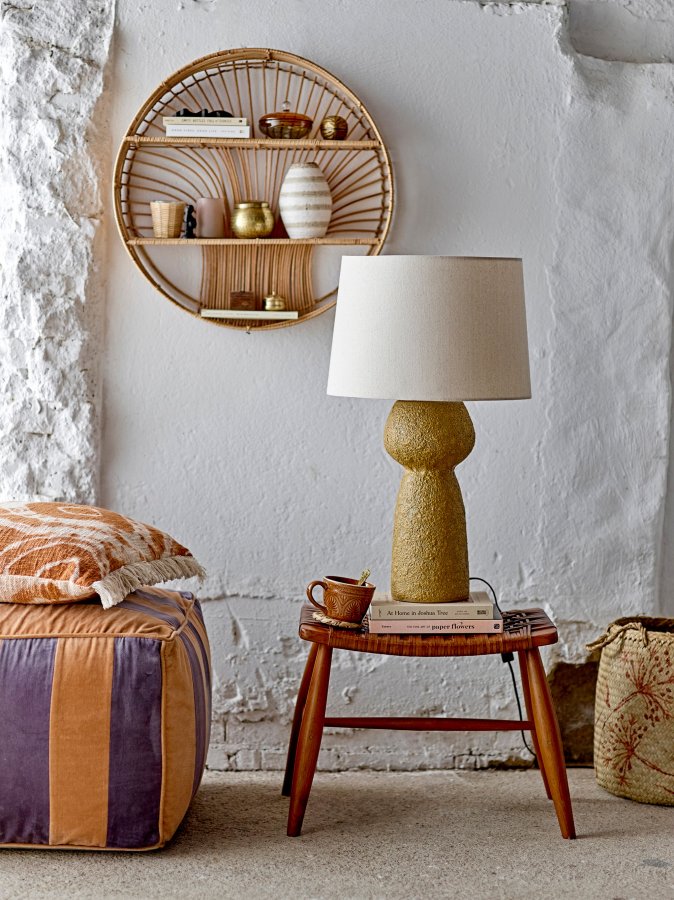 BLOOMINGVILLE Ester Kissen, Orange, Baumwolle B: 50cm, L: 50cm